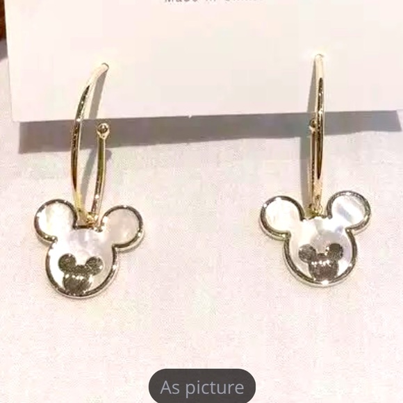 Disney Jewelry - New Disney 925S /18K Gold Plated Earrings